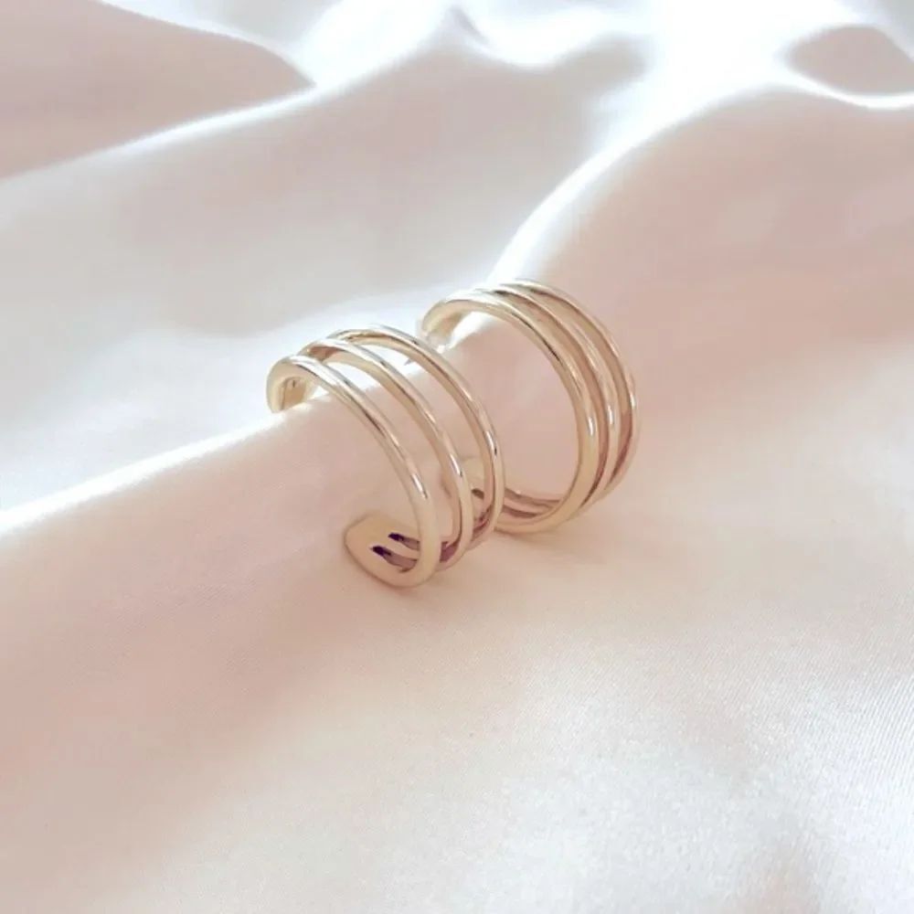 Goldย TripleโHoopโEarrings